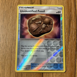 Unidentified Fossil 207/236 Cosmic Eclipse Reverse Holo Pokemon Card NM - Image 1