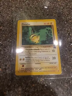 Black Star Promo Pikachu 27 - Wizards Of The Coast - Rare Non-holo Pokemon Card - Image 1