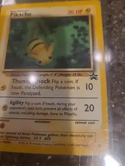 Black Star Promo Pikachu 27 - Wizards Of The Coast - Rare Non-holo Pokemon Card - Image 3