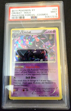Holo Foil Crobat # 33/119 Cosmos Legacy Promo Set Pokemon Cards PSA 9 MINT - Image 1