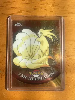 Topps Chrome 2000 Pokemon Ninetales Base Holo Card #38 - Image 1