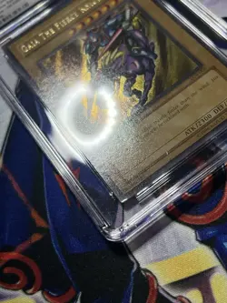 Yu-Gi-Oh Gaia the Fierce Knight LOB-006 Glossy Card 1st Ed FOIL LINE CGC 7.5 - Image 5