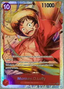 Carte One Piece Card Game Monkey.D.Luffy ST10-006 SR Anglais - Image 1