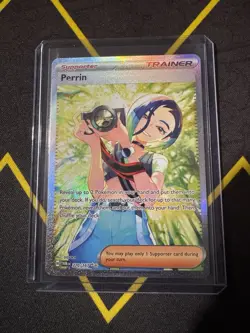 Pokemon TCG Twilight Masquerade Perrin 220/167 Special Illustration Rare Card - Image 1
