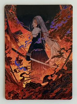 Nibelheim Aflame - Art Series 35/53 - Final Fantasy MTG - Sephiroth Card - Image 1