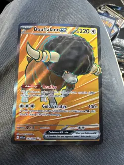 Full Art BOUFFALANT EX Card • ULTRA RARE 162/086 • Pokemon S&V: White Flare - Image 1