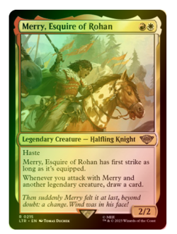 Merry, Esquire of Rohan Foil Lord of the Rings MTG - Image 1