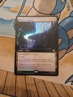 Secret Tunnel Extended Art Foil Rare MTG Avatar The Last Airbender - Image 1