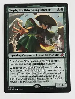 Toph, Earthbending Master #145 (NM) TLE Magic MTG - Image 1