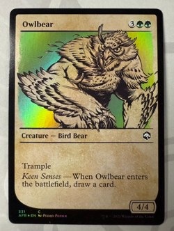 Magic the Gathering - Owlbear Foil 331 - Image 1