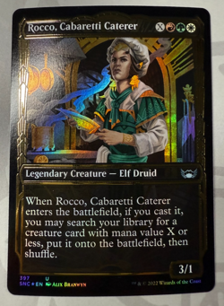Magic the Gathering - Rocco, Cabaretti Caterer 397 Gilded Foil - Image 1