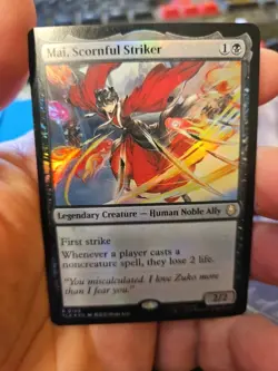 MTG - Avatar: The Last Airbender - Mai, Scornful Striker - NM - Foil - Image 1