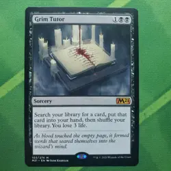 Grim Tutor Core Set 2021 Regular MTG NM - Image 1