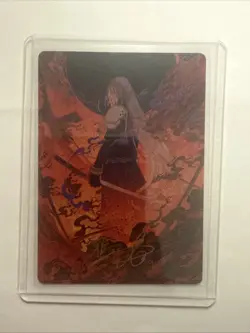 MTG Final Fantasy Art Series Nibelheim Aflame Gold-Stamped Signature 35/53 - Image 1