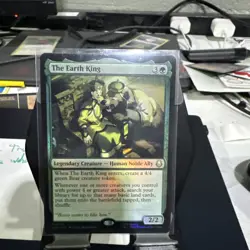 Prerelease Foil : The Earth King : MTG : Avatar ; The Last Airbender - Image 1