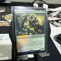 Prerelease Foil : The Earth King : MTG : Avatar ; The Last Airbender - Image 2