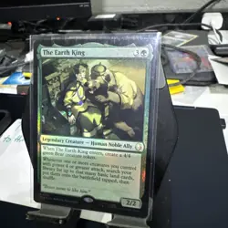 Prerelease Foil : The Earth King : MTG : Avatar ; The Last Airbender - Image 3