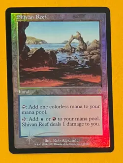 MTG SHIVAN REEF (FOIL) Apocalypse (OldManMTG 003-199) - Image 1