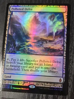 Mtg Polluted delta X4 Zendikar Expedition foil - Image 2