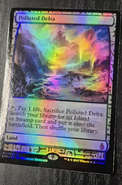 Mtg Polluted delta X4 Zendikar Expedition foil - Image 4