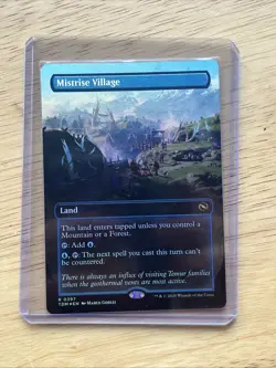 Mistrise Village (Borderless) Tarkir: Dragonstorm Foil NM Ships Now Free Ship - Image 1