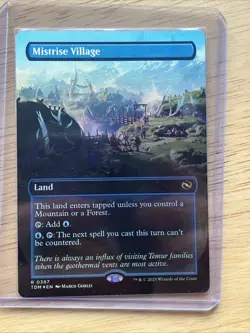 Mistrise Village (Borderless) Tarkir: Dragonstorm Foil NM Ships Now Free Ship - Image 2