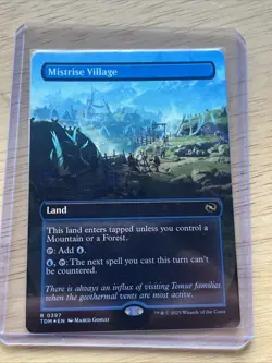 Mistrise Village (Borderless) Tarkir: Dragonstorm Foil NM Ships Now Free Ship - Image 3