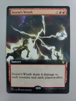 MTG Storm's Wrath Theros Beyond Death 322 Borderless Rare - Image 1
