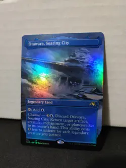 Otawara Soaring City Borderless Foil - Kamigawa Neon Dynasty (NEO) - MTG 414 - Image 3