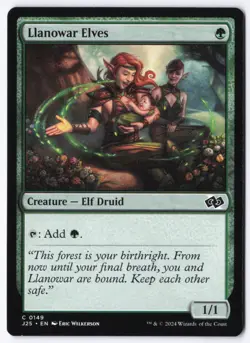 Llanowar Elves C Foundations Jumpstart 149 NM - Image 1