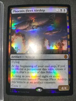 MTG Phoenix Fleet Airship Foil Stamped Prerelease Avatar: The Last Airbender - Image 1