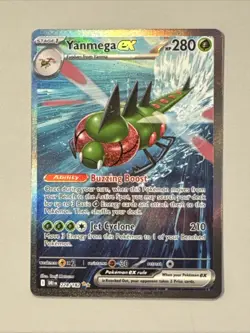Pokemon Destined Rivals Yanmega EX Special Illustration Rare 228/182 - Image 1