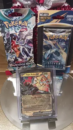 Pokemon Holiday Bundle • Silver Tempest Booster + Paradox Rift Pack + Guaranteed - Image 1