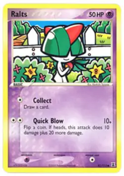 Pokemon - Ralts - 81/113 - Common - EX Delta Species - NM - Image 1