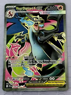 Pokemon TCG Mega Charizard X EX 109/094 Ultra Rare Phantasmal Flames English - Image 1