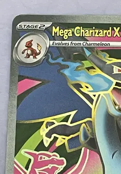 Pokemon TCG Mega Charizard X EX 109/094 Ultra Rare Phantasmal Flames English - Image 2