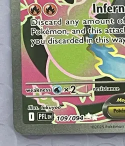 Pokemon TCG Mega Charizard X EX 109/094 Ultra Rare Phantasmal Flames English - Image 5