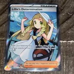 Pokemon TCG Lillie's Determination 169/132 Ultra Rare Mega Evolution MINT/NM - Image 1