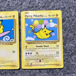 Pokemon Flying Pikachu & Surfing Pikachu Secret Rare Set XY Evolutions TCG - Image 3