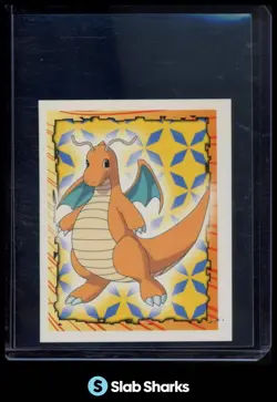 1999 MERLIN POKEMON STICKER #149 DRAGONITE - Image 1
