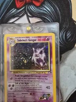 Pokemon TCG Sabrina's Gengar Gym Heroes 14/132 Unlimited Holo Rare HP - Image 3