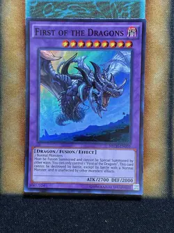 Yugioh First Of The Dragons NECH-EN050 Super Rare NM - Image 1
