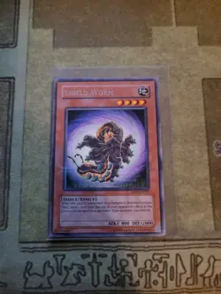 YUGIOH SHIELD WORM ABPF-EN099 RARE UNLIMITED ED NM - Image 1