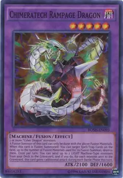 Yugioh! MP Chimeratech Rampage Dragon - BOSH-EN093 - Super Rare - Unlimited Edit - Image 1