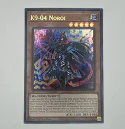 K9-04 Noroi DOOD-EN025 Ultra Rare NM 1st Edition Yugioh TCG - Image 1