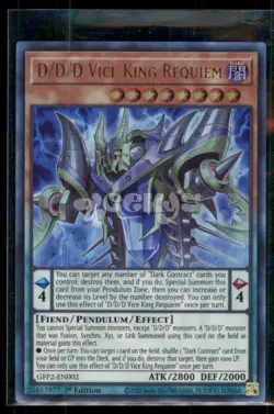 D/D/D Vice King Requiem GFP2-EN002 Ultra Rare - Image 1