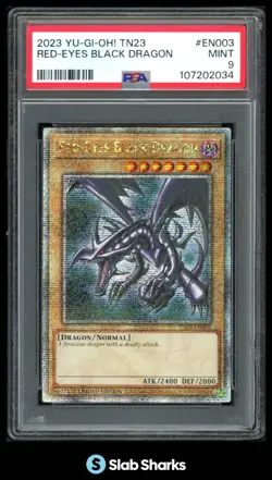 2023 YU-GI-OH! #TN23-EN003 RED-EYES BLACK DRAGON PSA 9 - Image 1