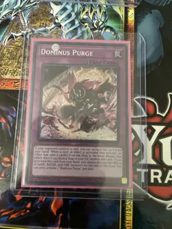 Yugioh Dominus Purge INFO 1st Edition NM - Image 1
