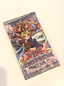 Yugioh Labyrinth of Nightmare 1X Booster Pack Sealed UNLIMITED UNWEIGHED SQUARE - Image 1