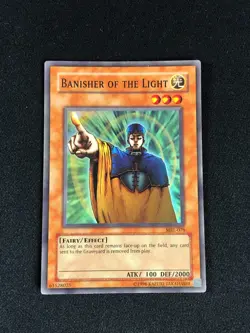 YUGIOH BANISHER OF THE LIGHT MRL-078 SUPER PLAY/EDGEWARE - Image 1